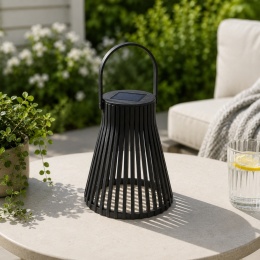 Lampa Solarna Cono Ogrodowa Stożek Nowoczesna na Taras Balkon IP44 3000K