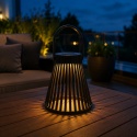Lampa Solarna Cono Ogrodowa Stożek Nowoczesna na Taras Balkon IP44 3000K
