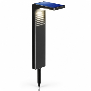 Lampa Solarna Ogrodowa LED Wbijana Ozdobna Słupek 4000K Neutralna DIO-0490