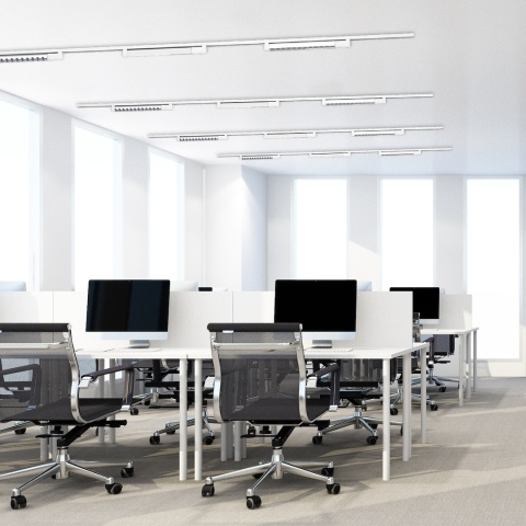 Lampa Szynowa CYBER 28 W LED 4000K Biała do Szynoprzewodu 1-Obwodowego v2.0