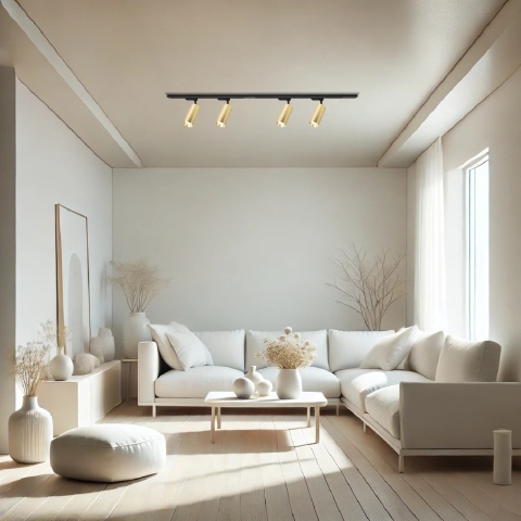 Lampa Szynowa MICA 1xGU10 Złota do Szynoprzewodu 1-Obwodowego v2.0