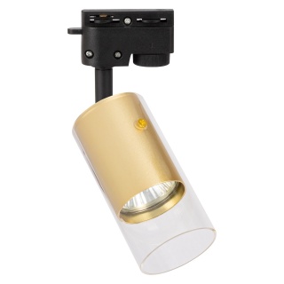 Lampa Szynowa RICKY 1xGU10 Złota do Szynoprzewodu 1-Obwodowego v2.0