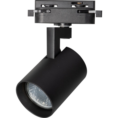 Lampa Szynowa VOLF 1xGU10 Czarna do Szynoprzewodu 1-Obwodowego v2.0