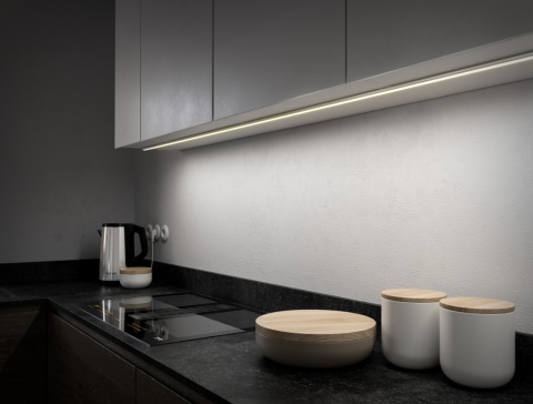 Profil LED aluminiowy PREMIUM nawierzchniowy TYP-A surowy 1m do taśm LED LUMINES