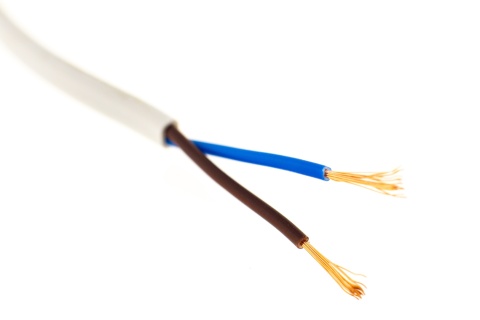 Przewód elektryczny Płaski H03VVH2F OMYp 300V 2x0,75 płaski biały linka 1m