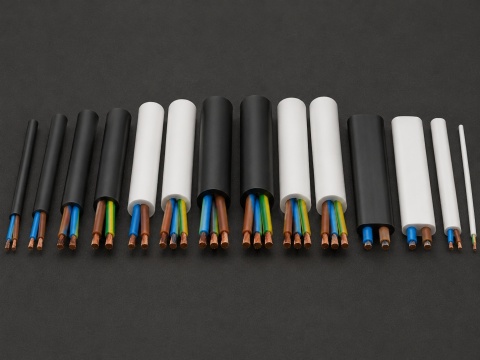 Przewód elektryczny Płaski H03VVH2F OMYp 300V 2x0,75 płaski biały linka 1m