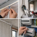 Przewód elektryczny Płaski H03VVH2F OMYp 300V 2x0,75 płaski biały linka 1m