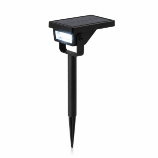 Reflektor Solarny Point Lampa Ogrodowa Czujnik Zmierzchu Wbijana 2w1 8000K IP44