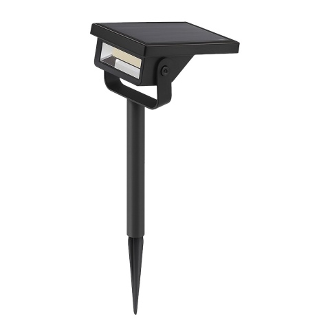 Reflektor Solarny Point Lampa Ogrodowa Czujnik Zmierzchu Wbijana 2w1 8000K IP44