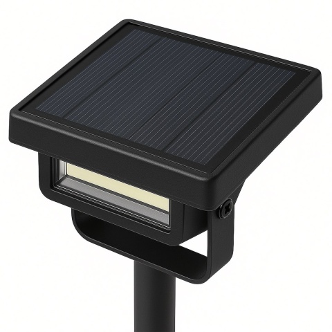 Reflektor Solarny Point Lampa Ogrodowa Czujnik Zmierzchu Wbijana 2w1 8000K IP44