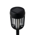 Słupek Solarny Flame Lampa Ogrodowa Efekt Płomienia Ogień Pochodnia IP44