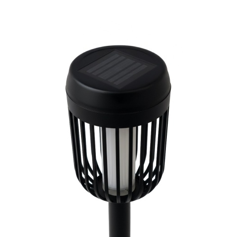 Słupek Solarny Flame Lampa Ogrodowa Efekt Płomienia Ogień Pochodnia IP44