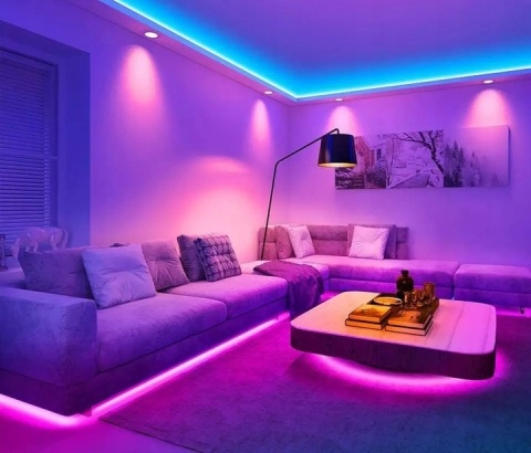 Taśma LED RGBW Kolorowa SMD 5050 5M Multikolor + Biały Neutralny 4000K IP20