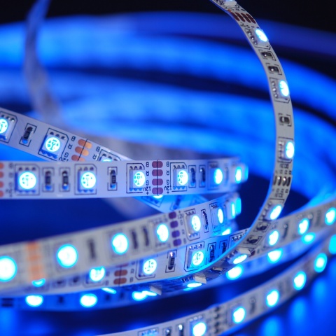 Taśma LED RGBW Kolorowa SMD 5050 5M Multikolor + Biały Neutralny 4000K IP20