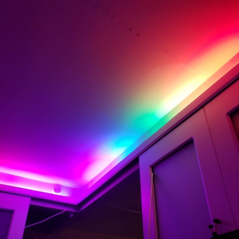 Taśma LED RGBW Kolorowa SMD 5050 5M Multikolor + Biały Neutralny 4000K IP20