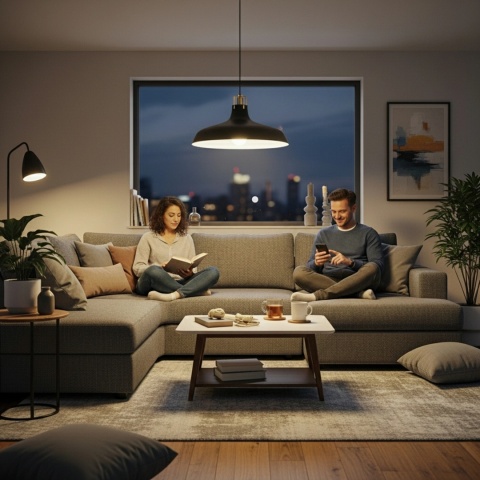 Żarówka LED E27 Filament Kulka P45 2,2W = 40W 470lm Klasa A Ciepła 2700K