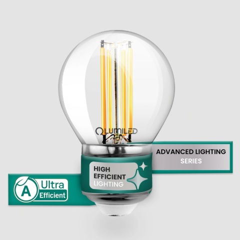 Żarówka LED E27 Filament Kulka P45 2,2W = 40W 470lm Klasa A Ciepła 2700K