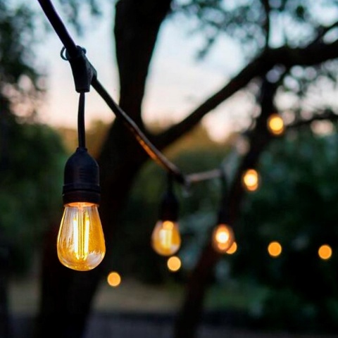 Żarówka LED do Girlandy 1W ST45 E27 2700K Ciepła Filamentowa OZDOBNA