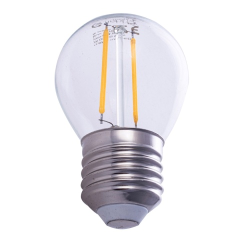 Żarówka LED do Girlandy 2W E27 2700K Ciepła Kulka 250lm