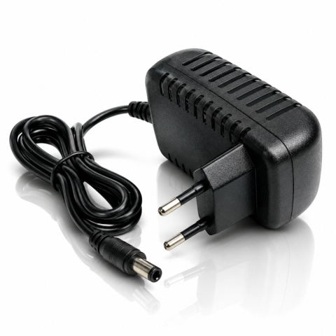 Zasilacz impulsowy wtyczkowy 18W 12V DC wtyk DC 2.1/5.5