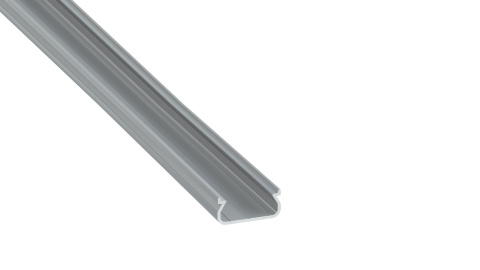 Zestaw profil LED aluminiowy nawierzchniowy srebrny klosz mleczny PC 2,02 m + 4 zaślepki + 4 uchwyty ORRE