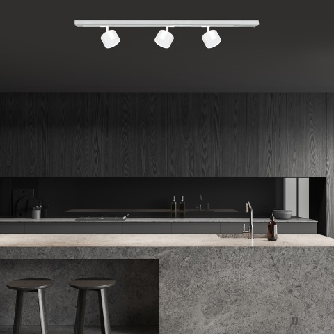Lampa Szynowa CYKLOP 1xGX53 Biała do Szynoprzewodu 1-Obwodowego v2.0
