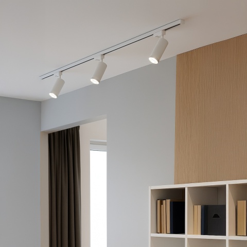 Lampa Szynowa MICA 1xGU10 Biała do Szynoprzewodu 1-Obwodowego v2.0