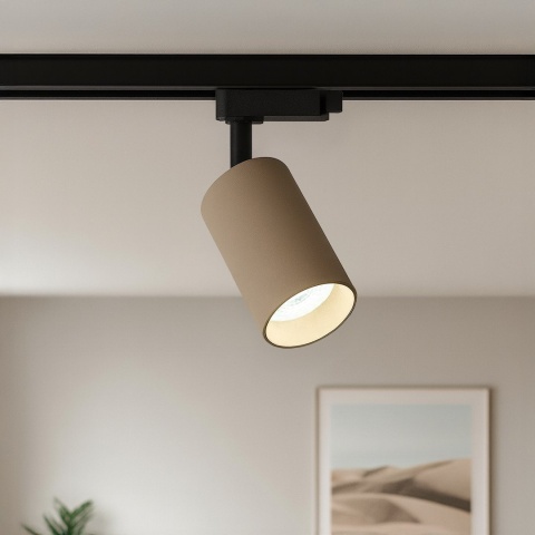 Lampa Szynowa PIPE 1xGU10 Beżowa do Szynoprzewodu 1-Obwodowego v2.0