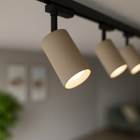 Lampa Szynowa PIPE 1xGU10 Beżowa do Szynoprzewodu 1-Obwodowego v2.0