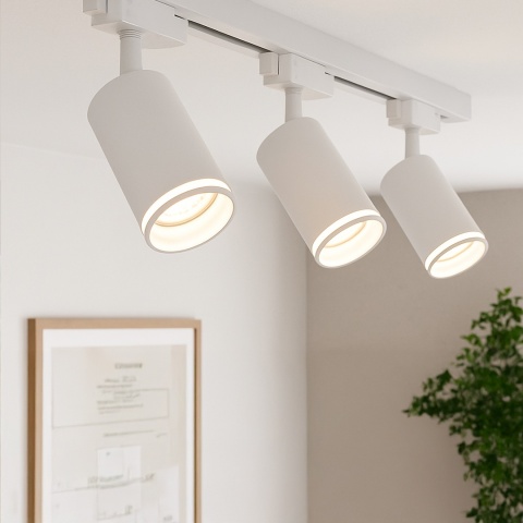 Lampa Szynowa PIPE RING 1xGU10 Biała do Szynoprzewodu 1-Obwodowego v2.0