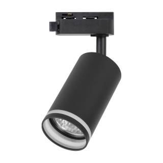 Lampa Szynowa PIPE RING 1xGU10 Czarna do Szynoprzewodu 1-Obwodowego v2.0
