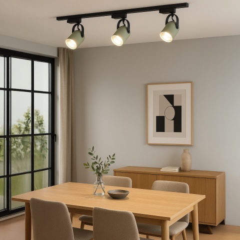 Lampa Szynowa QUBER 1xE27 Szałwiowa do Szynoprzewodu 1-Obwodowego v2.0