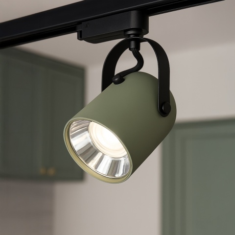 Lampa Szynowa QUBER 1xE27 Szałwiowa do Szynoprzewodu 1-Obwodowego v2.0