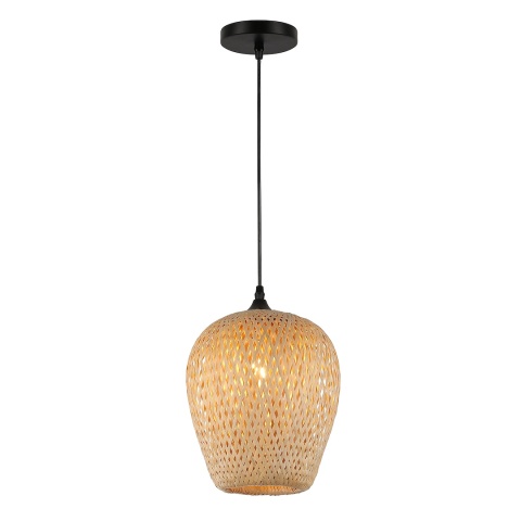 Lampa wisząca ALMA - zwis 1xE27 czarna 23 cm Milagro