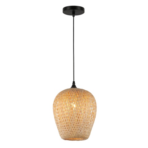 Lampa wisząca ALMA - zwis 1xE27 czarna 23 cm Milagro