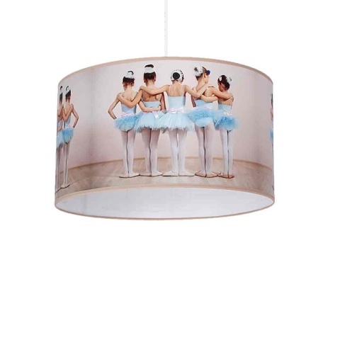 Lampa wisząca BALLERINA - zwis 1xE27 wielokolorowa 30 cm Milagro