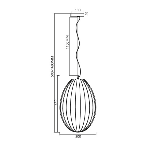 Lampa wisząca BRAGA - zwis 1xE27 chromowo-biała 30 cm Milagro