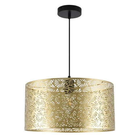 Lampa wisząca Blossom - zwis 1xE27 złoto-czarna 40 cm Milagro