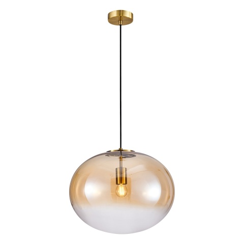 Lampa wisząca CAMPANIA - zwis 1xE27 złota 40 cm Milagro ML0342