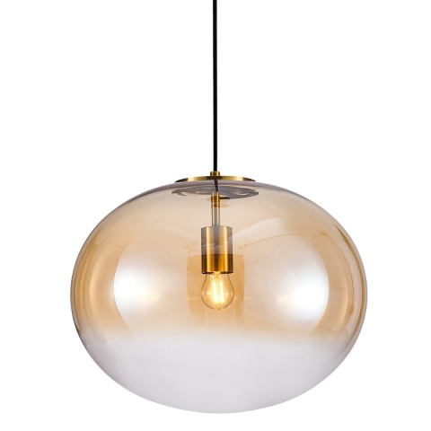 Lampa wisząca CAMPANIA - zwis 1xE27 złota 40 cm Milagro ML0342