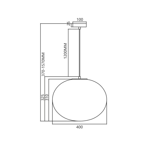 Lampa wisząca CAMPANIA - zwis 1xE27 złota 40 cm Milagro ML0342