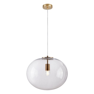 Lampa wisząca CAMPANIA - zwis 1xE27 złota 40 cm Milagro ML0343
