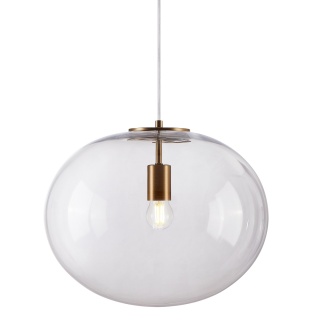 Lampa wisząca CAMPANIA - zwis 1xE27 złota 40 cm Milagro ML0343
