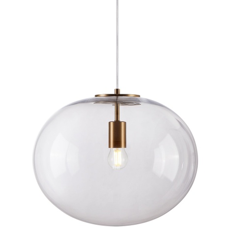 Lampa wisząca CAMPANIA - zwis 1xE27 złota 40 cm Milagro ML0343