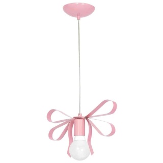 Lampa wisząca EMMA - zwis 1xE27 różowa 30 cm Milagro