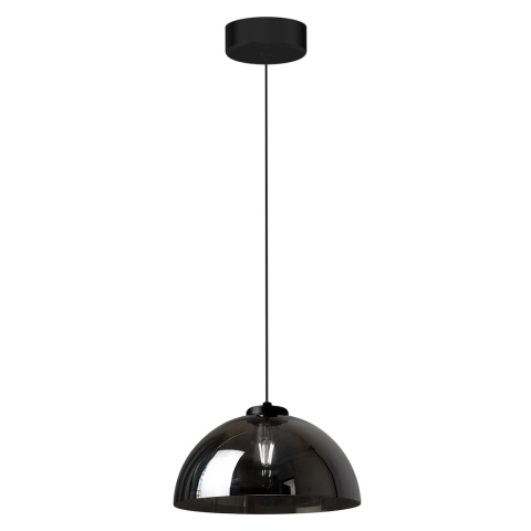 Lampa wisząca GAMMA - zwis 1xE27 czarna 30 cm Milagro