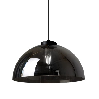 Lampa wisząca GAMMA - zwis 1xE27 czarna 30 cm Milagro