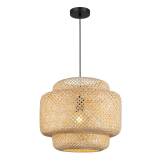 Lampa wisząca HESTIA - zwis 1xE27 czarna 40 cm Milagro