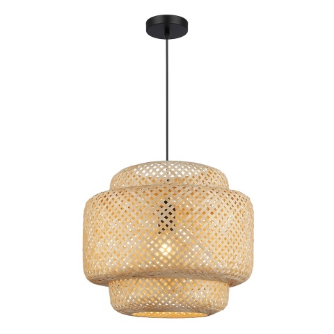 Lampa wisząca HESTIA - zwis 1xE27 czarna 40 cm Milagro