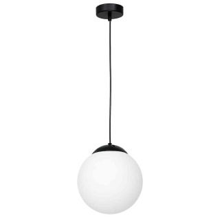 Lampa wisząca LIMA - zwis 1xE27 czarna 25 cm Milagro